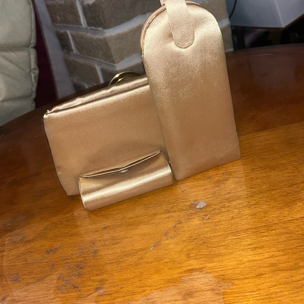 Gold Cell Phone Case and Accessory Set
